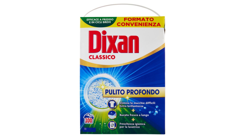 Dixan, Classico detersivo in polvere per lavatrice
