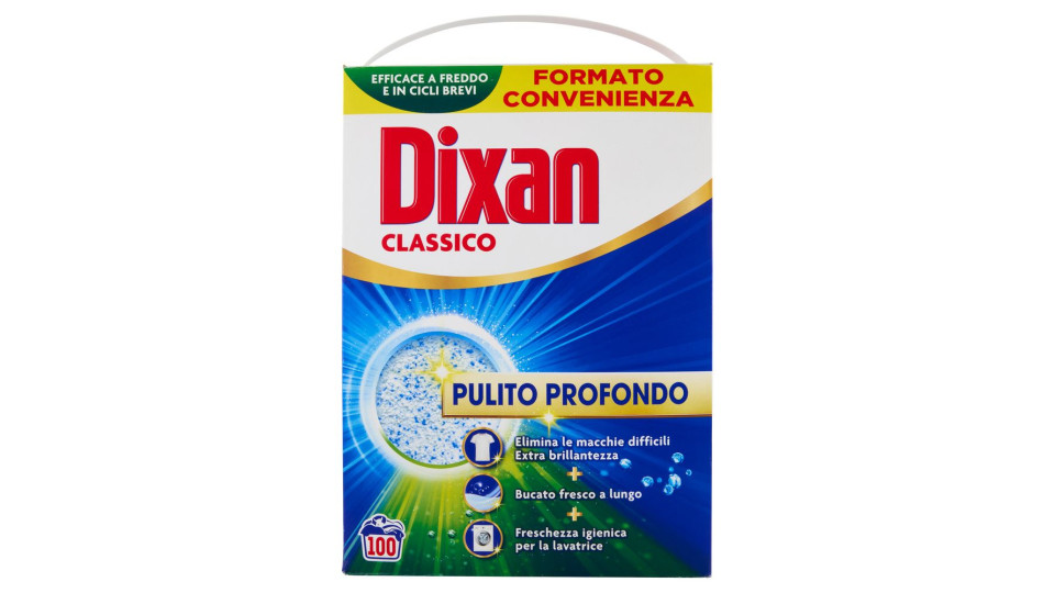 Dixan, Classico detersivo in polvere per lavatrice