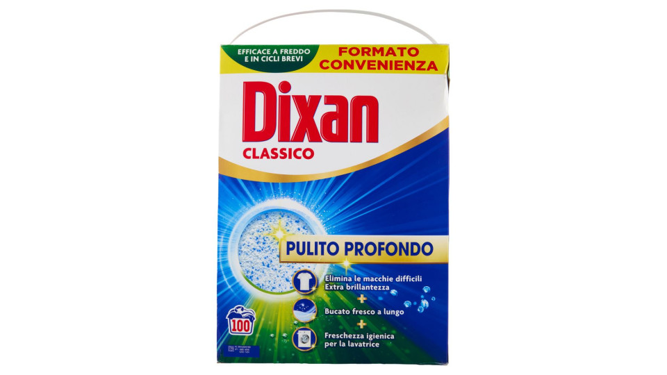 Dixan, Classico detersivo in polvere per lavatrice