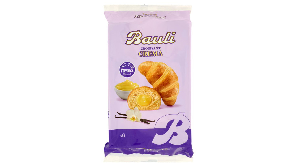 Bauli croissant crema x6