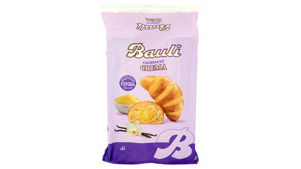 Bauli croissant crema x6