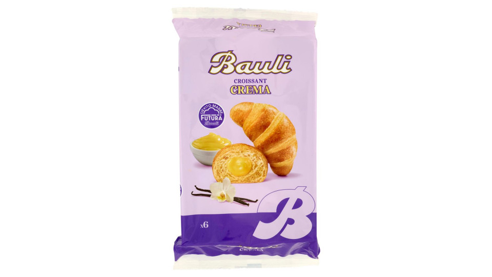 Bauli croissant crema x6