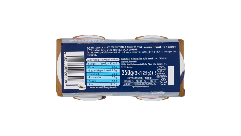 müller bianco crema di yogurt