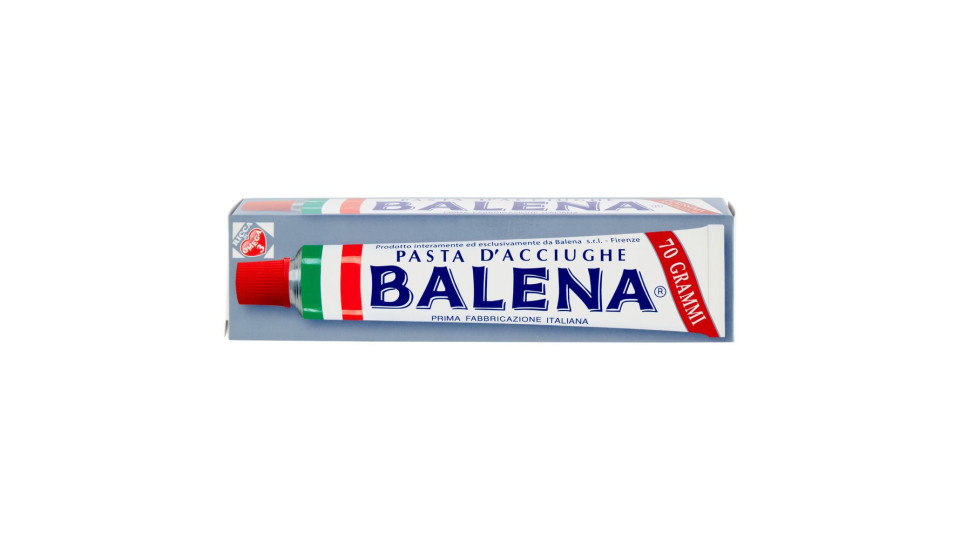 Balena, pasta d'acciughe