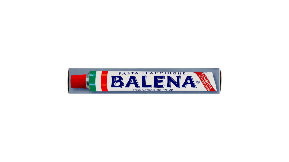 Balena, pasta d'acciughe