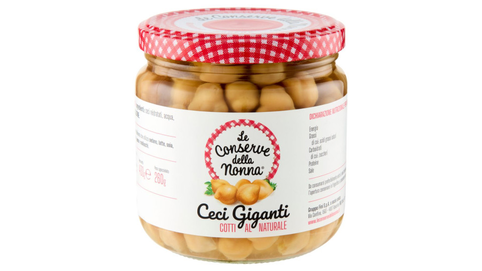 Le Conserve della Nonna, ceci giganti