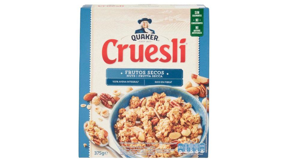 Quaker, Cruesli frutta secca
