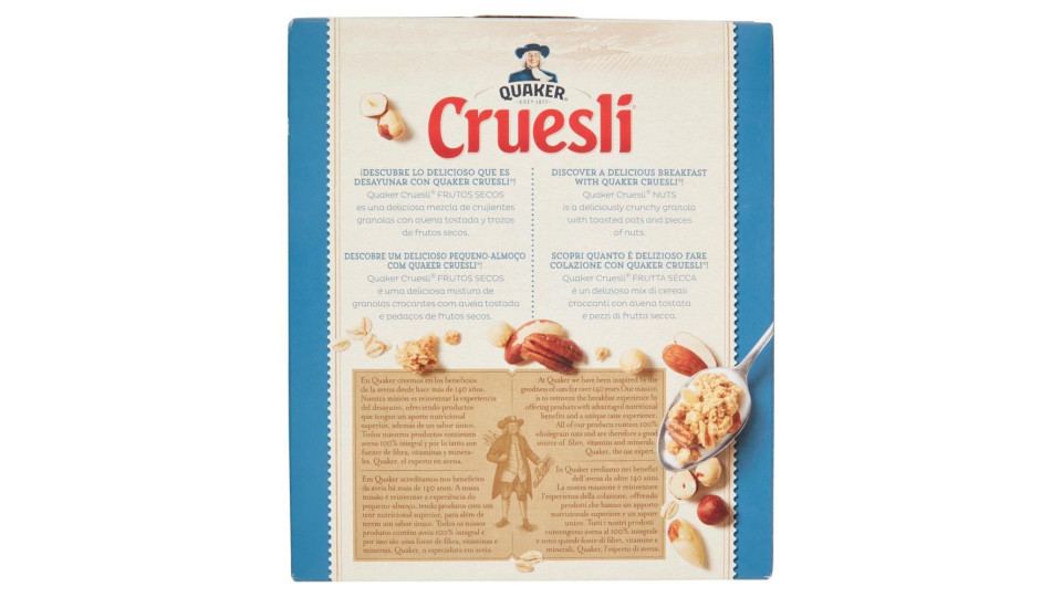 Quaker, Cruesli frutta secca