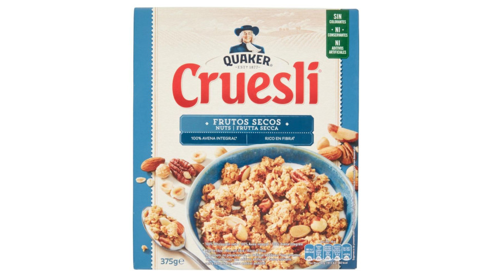 Quaker, Cruesli frutta secca
