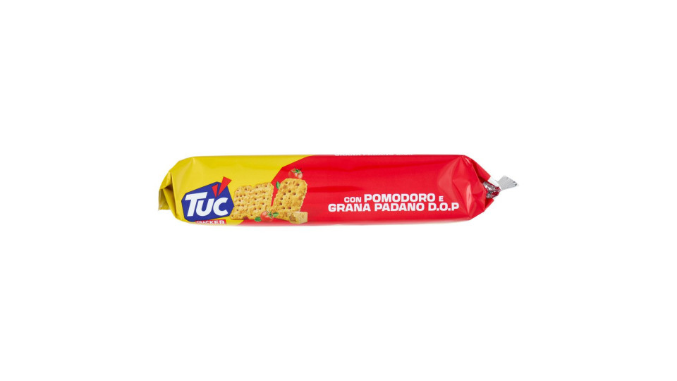 Tuc, cracker con pomodoro e Grana Padano