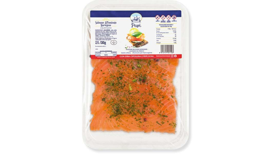 Sal SeaFood, salmone norvegese affumicato