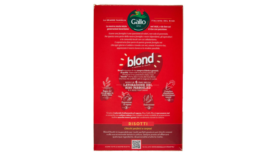 Gallo, Blond riso Versatile