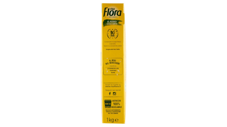 Flora, riso classico