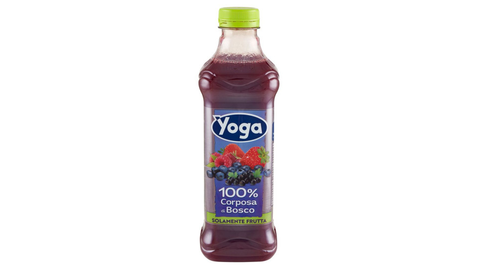 Yoga, 100% Corposa di bosco frutta da bere