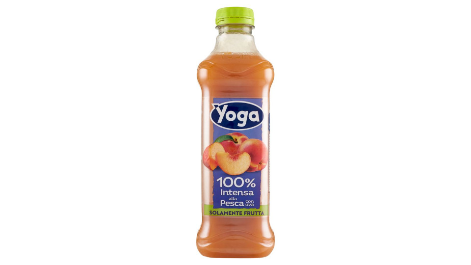 Yoga, 100% Intensa alla pesca con uva frutta da bere
