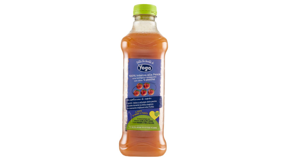Yoga, 100% Intensa alla pesca con uva frutta da bere