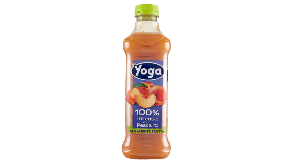 Yoga, 100% Intensa alla pesca con uva frutta da bere