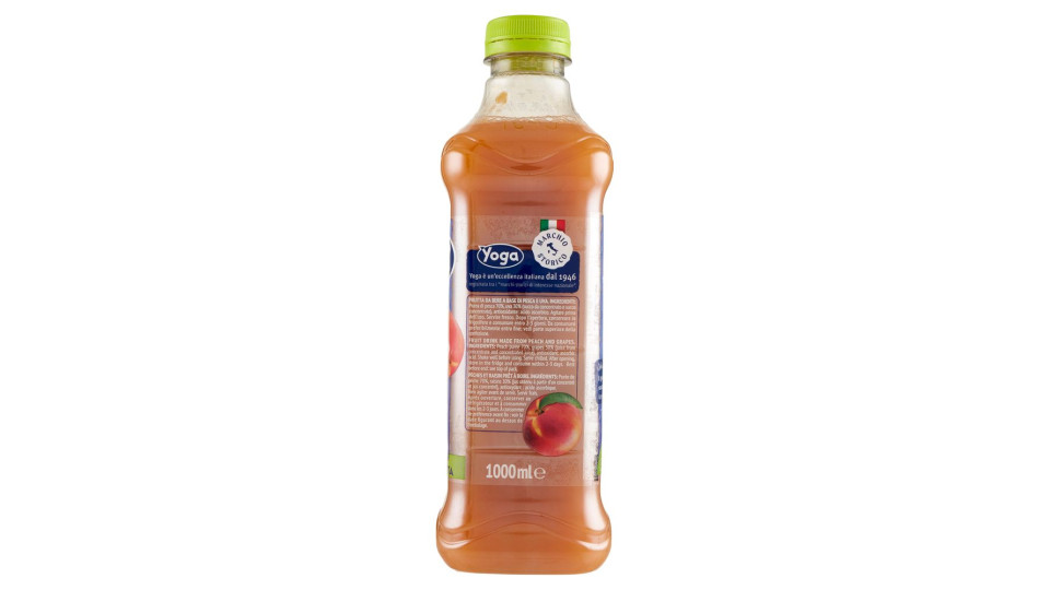 Yoga, 100% Intensa alla pesca con uva frutta da bere