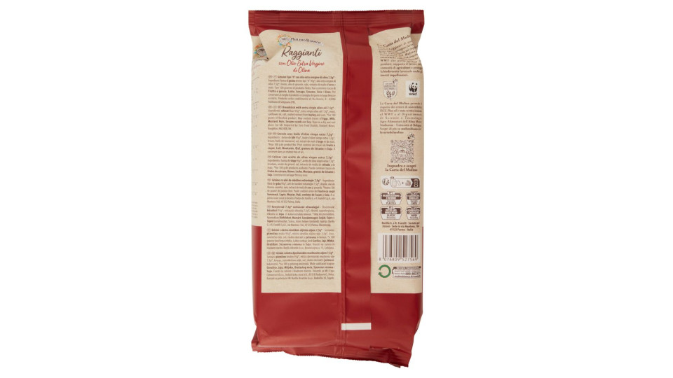 Mulino Bianco raggianti con olio