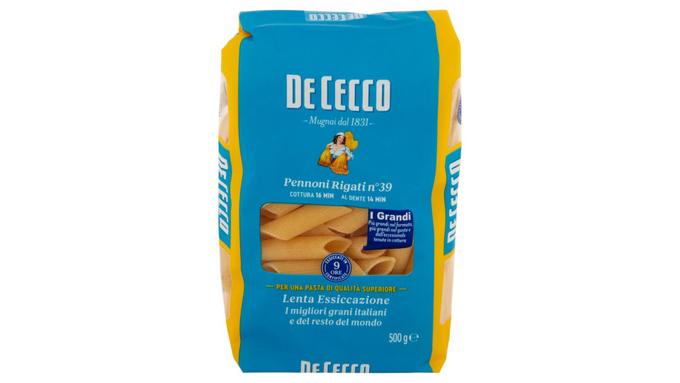 De cecco pennoni rigati n.39