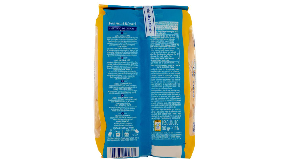 De cecco pennoni rigati n.39