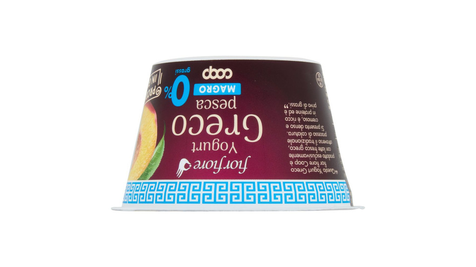 Yogurt Magro Greco Alla Pesca