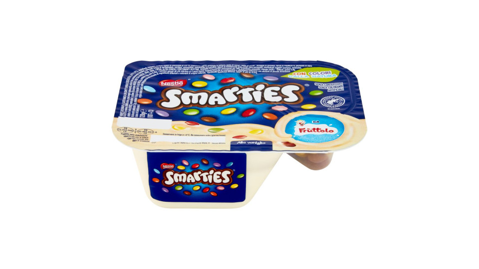 Nestlè, Fruttolo Smarties Yogurt alla vaniglia