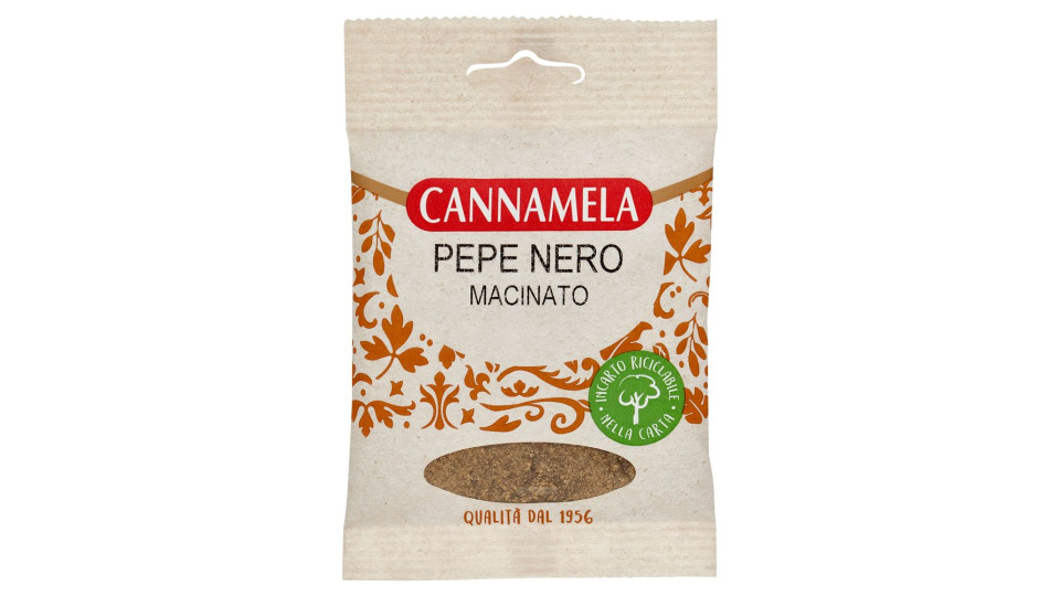 Cannamela, pepe nero macinato