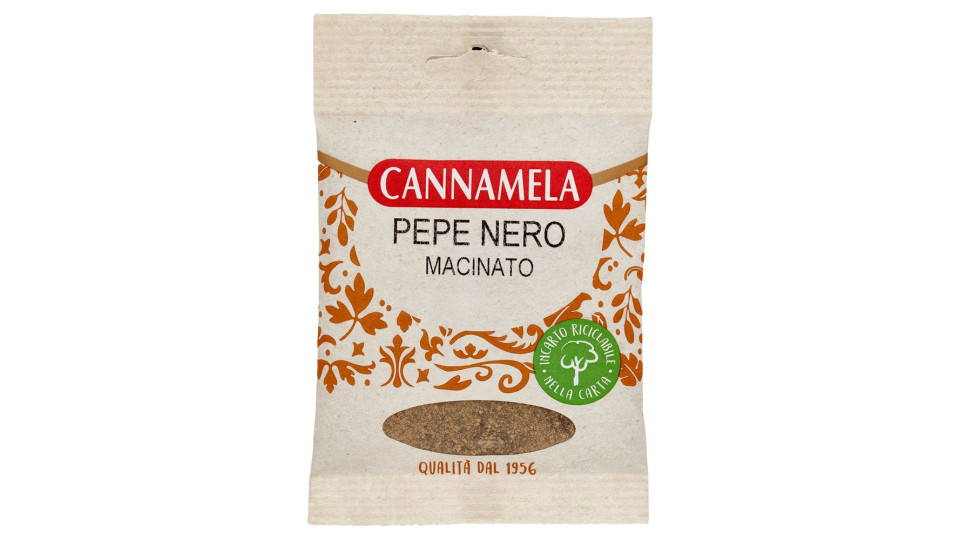 Cannamela, pepe nero macinato