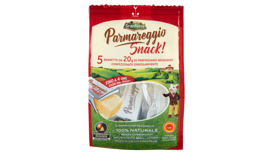 Parmareggio Snack 5 Snacks di Parmigiano Reggiano DOP