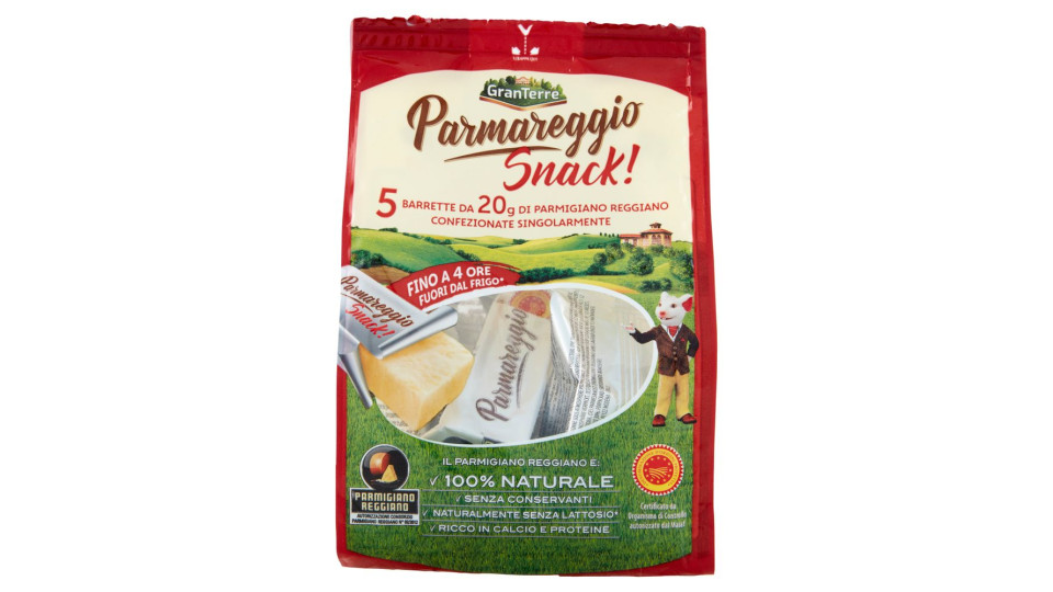 Parmareggio Snack 5 Snacks di Parmigiano Reggiano DOP