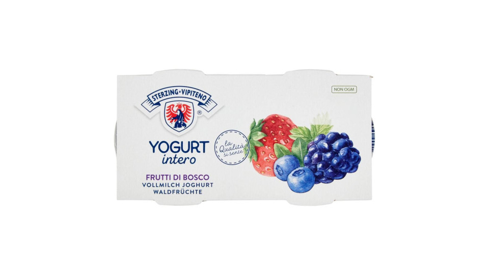 Sterzing Vipiteno Yogurt Intero Frutti Di Bosco 2 X 125 G