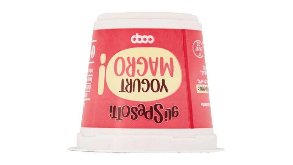0% Di Grassi Yogurt Magro Con Fragola In Pezzi