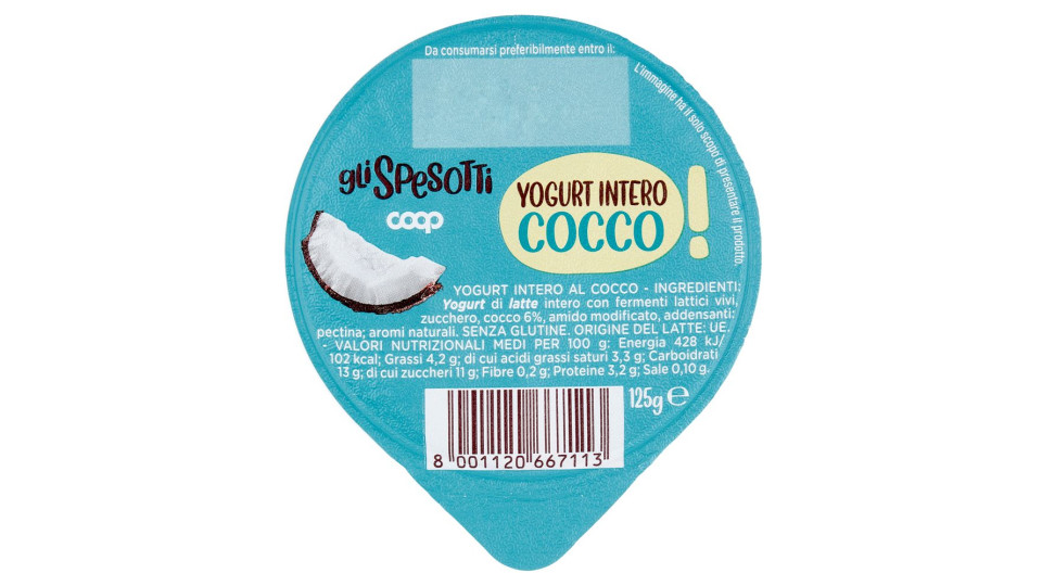 Yogurt Intero Greco al Cocco