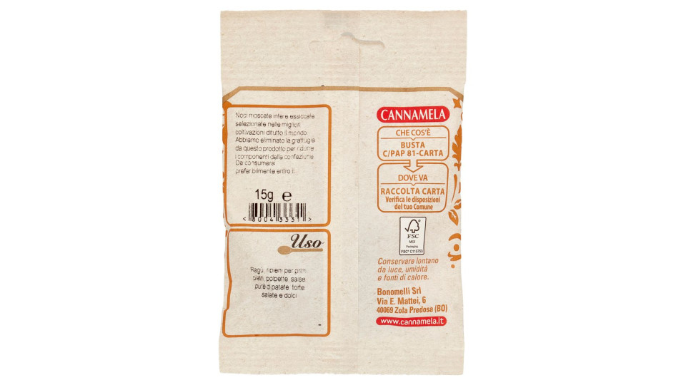 Cannamela - Noci Moscate, Intere