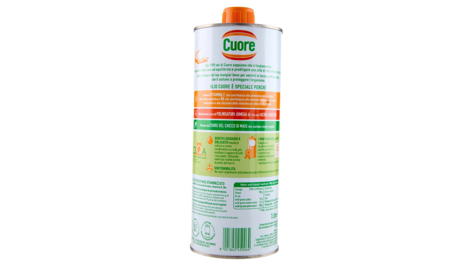 Cuore olio di mais