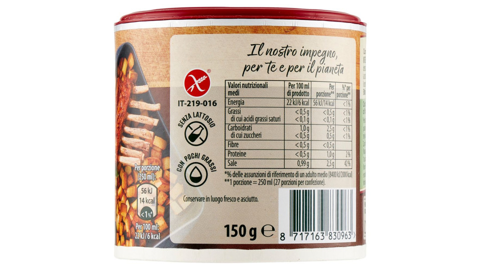 Knorr brodo granulare ricco