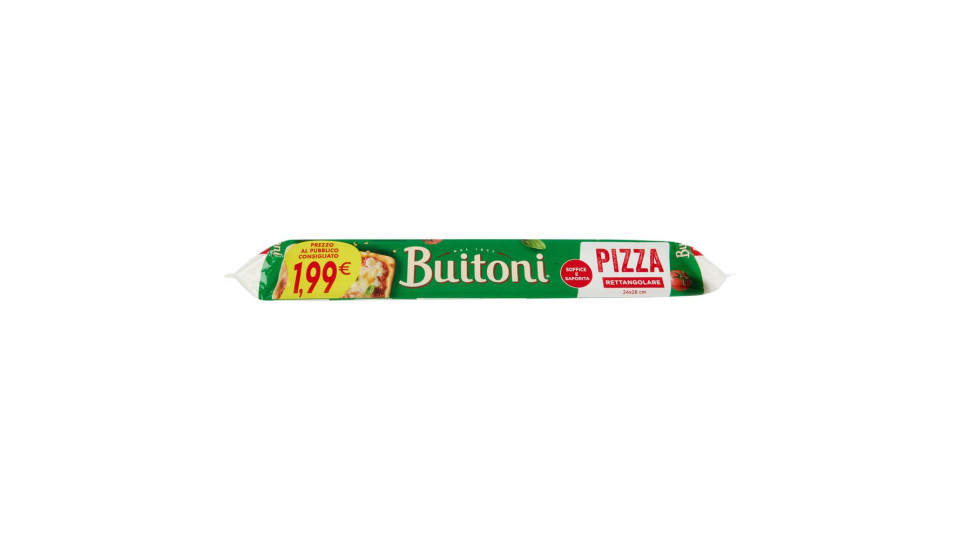 BUITONI PIZZA RETTANGOLARE Pasta stesa per pizza fresca rettangolare rotolo