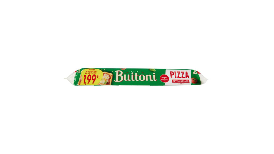 BUITONI PIZZA RETTANGOLARE Pasta stesa per pizza fresca rettangolare rotolo