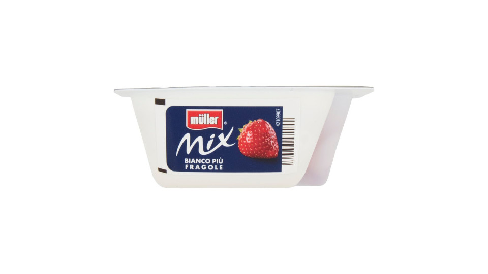 Müller Mix Yogurt Bianco più Fragole