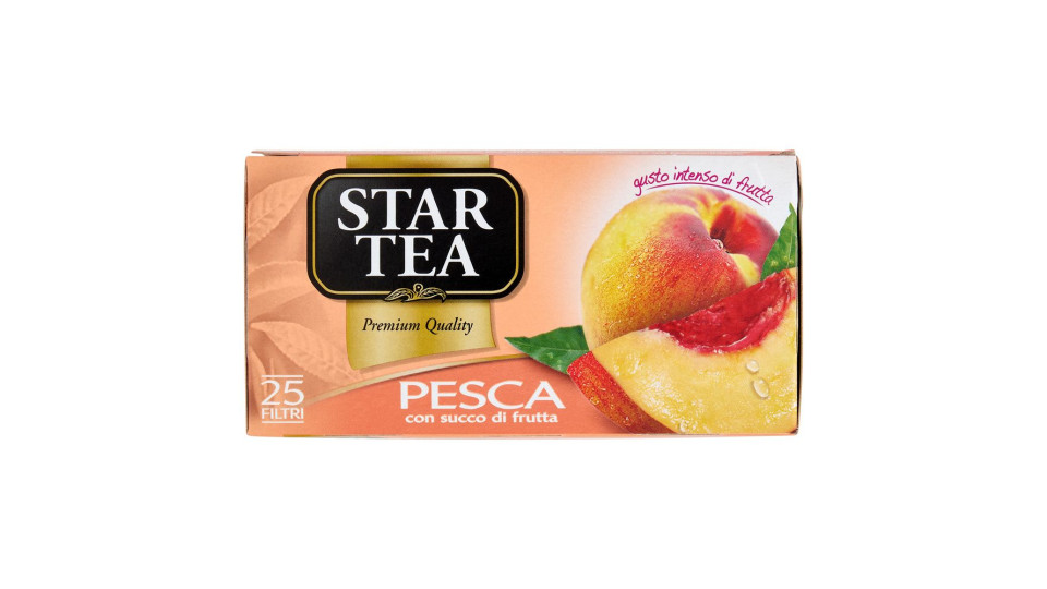 Star Tea, tè nero alla pesca 25 filtri