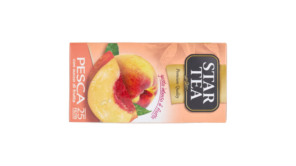 Star Tea, tè nero alla pesca 25 filtri