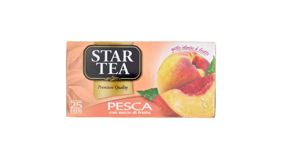 Star Tea, tè nero alla pesca 25 filtri