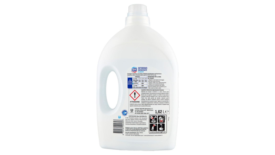 Lysoform Classico Detersivo Igienizzante per bucato - 18 lavaggi [1170 ml]