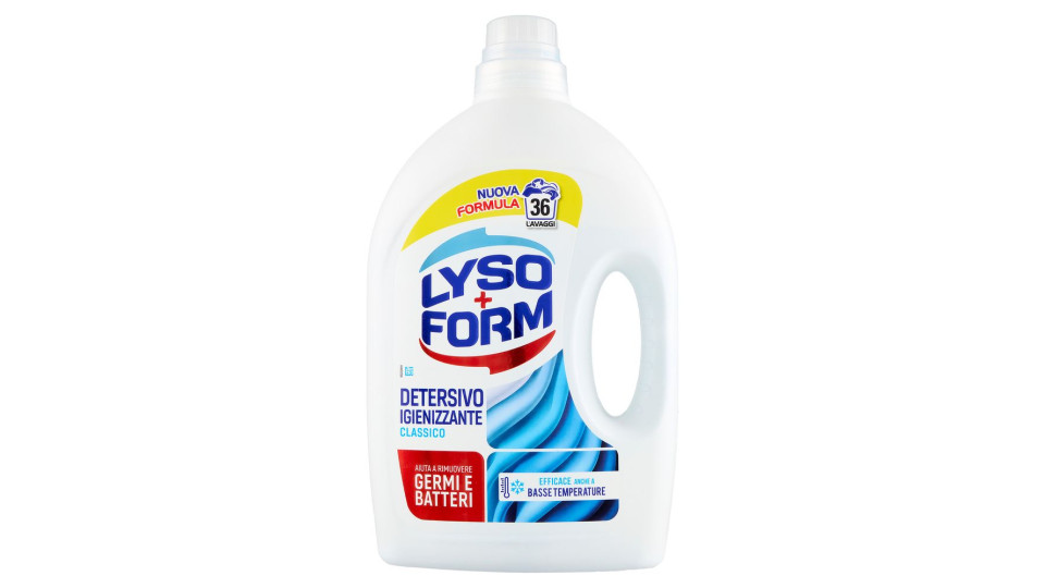 Lysoform Classico Detersivo Igienizzante per bucato - 18 lavaggi [1170 ml]