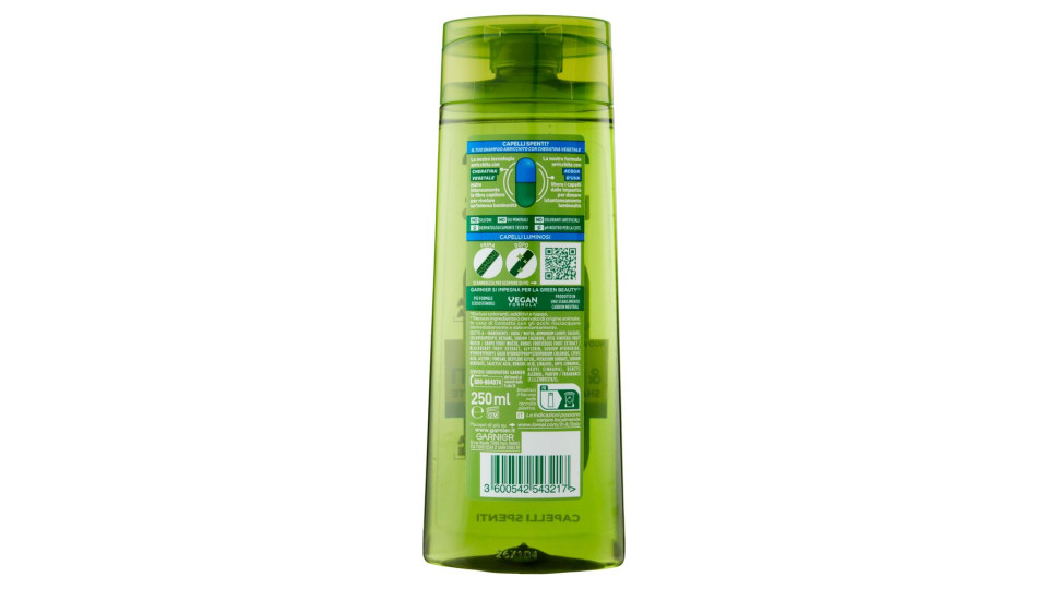 Garnier Fructis Puliti & Brillanti Shampoo per Capelli Spenti