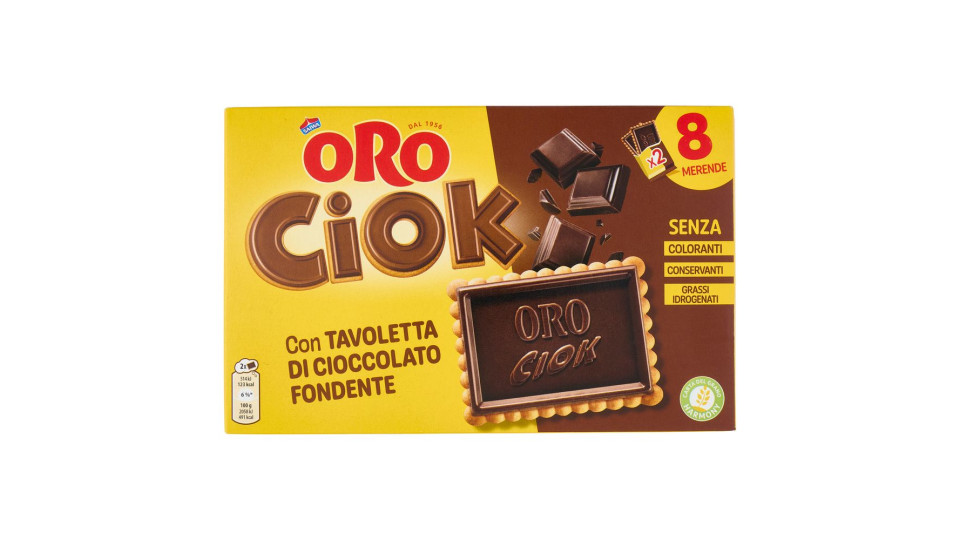 Saiwa, Oro Ciok al cioccolato fondente