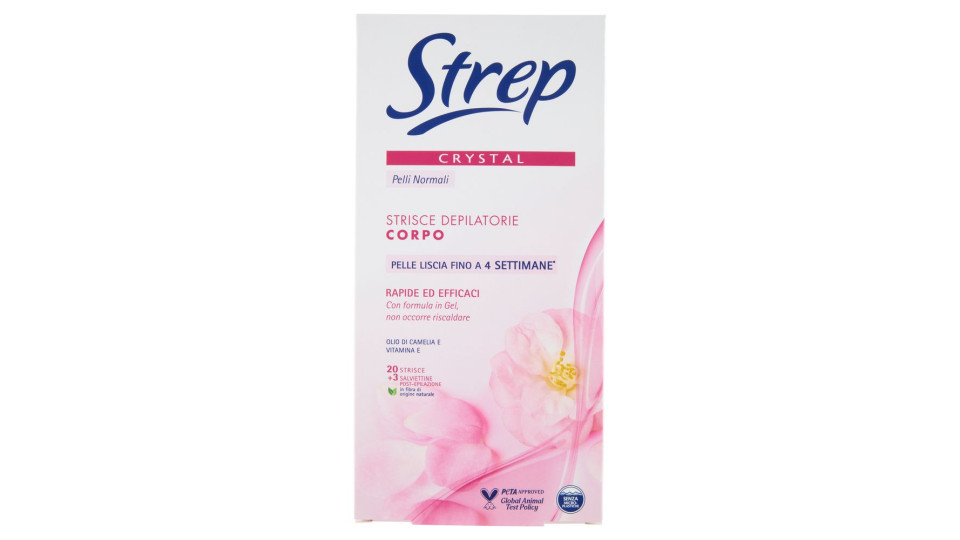 Strep - Crystal, Strisce depilatorie corpo