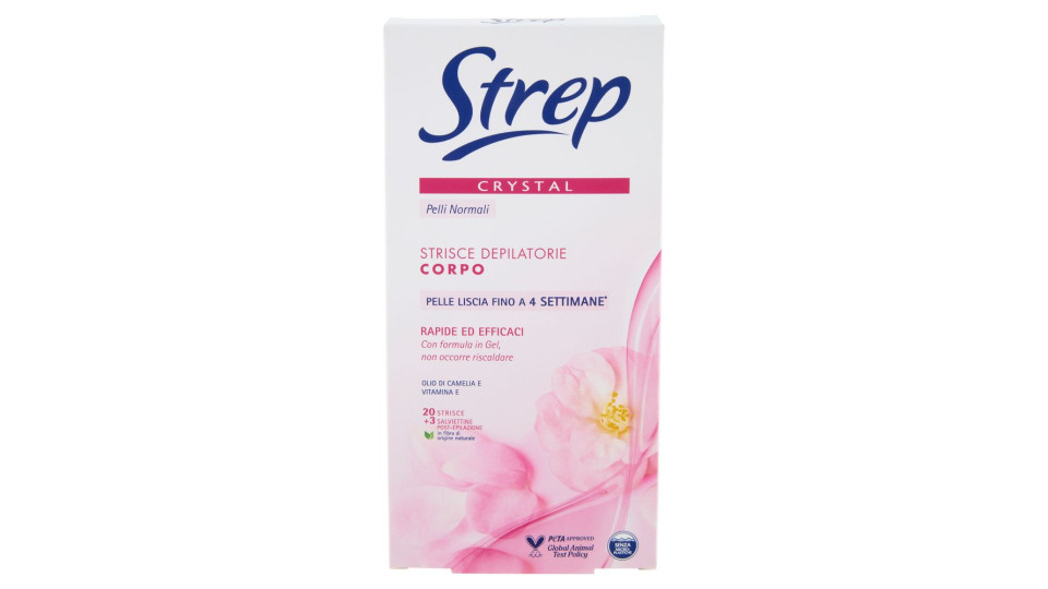 Strep - Crystal, Strisce depilatorie corpo