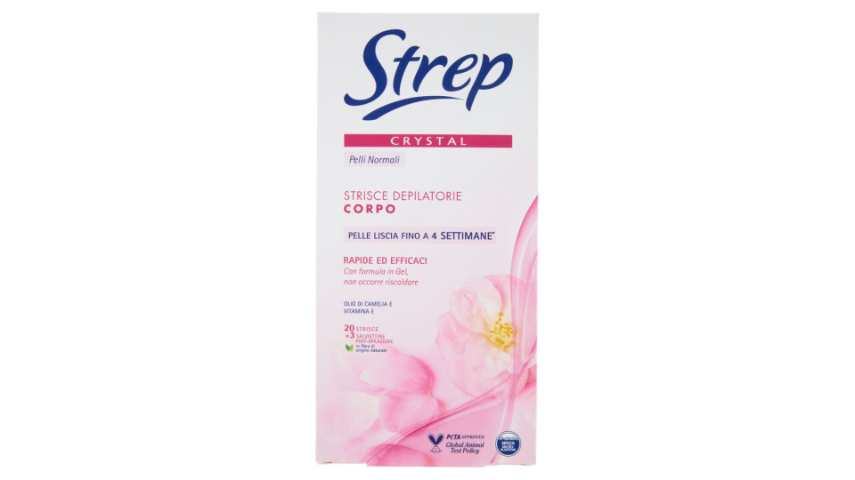 Strep - Crystal, Strisce depilatorie corpo